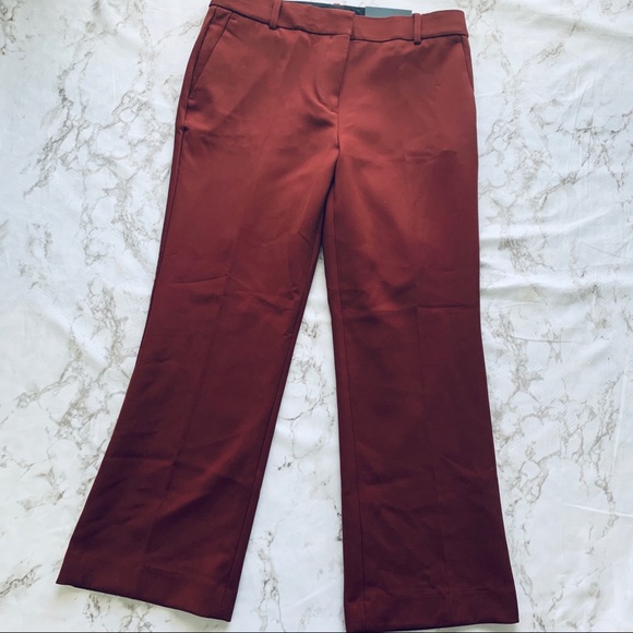 Ann Taylor Refined Kick Crop Flare Pants - Picture 3 of 6